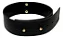 Choker Celinna Em Couro 33 Mm Use Como Colar- Preto E Dourado - Imagem 3