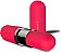 Vibrador Formato Batom Recarregável Com 7 modos De Vibração - Lipstick, Erotic Point, Vermelho - Imagem 2