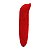 Vibrador de Ponto G - Golfinho Aveludado - SI: Cor: Vermelho - Imagem 1
