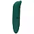 Vibrador de Ponto G - Golfinho Aveludado - SI: Cor: Verde Escuro; - Imagem 1
