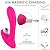 Vibrador de clitóris - Com Língua em Silicone - Pink -Recarregável-PRODUTO SEM CAIXA - Imagem 3