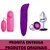 Kit Plug anal P + 2 Vibrador feminino Golfinho e Bullet Ponto G - Imagem 2