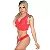 Conjunto Sensual Em Renda -Vermelho -Tam Único - Imagem 1
