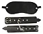 Kit Sensual- Contem 1 Algema1 Venda em Couro Sintético -Black- - Imagem 2