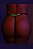 Calcinha Ajustável Sexy Hot Frase Brilha No Escuro Neon- FODE SUA PUTA-BLACK-Y5078 - Imagem 1
