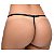 Calcinha Ajustável Sexy Hot Frase Brilha No Escuro Neon-Y5078 Cor:Preto; Frases:Sou Sua - Imagem 2