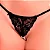 Calcinha Tailandesa String em Renda Pérolas Que Estimulam- Black- - Imagem 4