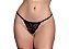Calcinha Tailandesa String em Renda Pérolas Que Estimulam- Black- - Imagem 1