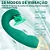 Sugador Com Pulsação Vibrador de Clitóris Ponto G Multifuncional 3 Em 1 Vibra Pulsa Suga Recarregável USB- VERDE- - Imagem 3