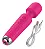 Vibrador Massageador Estilo Varinha Mágica com 7 Modos de Vibração --Recarregável - (Rosa) 15,4 x 3,5 cm - Imagem 1