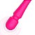Vibrador Massageador Estilo Varinha Mágica com 7 Modos de Vibração --Recarregável - (Rosa) 15,4 x 3,5 cm - Imagem 3