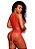 Body Arrastão Aberto na Frente e Atrás Com Franjas na Cintura - Pura Sedução e Estilo-COR VERMELHO- Y2142- - Imagem 4