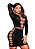 Conjunto de Top e Saia com Strass - Sensualidade Com Um Toque De Glamour- Tamanho Unico- - Imagem 3