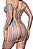 Conjunto Sensual Arrastão Multi Cores Multicolorido- Tamanho Único - Imagem 3