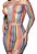 Conjunto Sensual Arrastão Multi Cores Multicolorido- Tamanho Único - Imagem 4