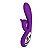 Vibrador de Clitóris e Ponto G Recarregável Com 20 Modos de Vibrações- Mais Que Perfeito Cor: Roxo-Carregador USB - Imagem 4
