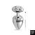 Plug de Metal Com Pedras Cravejadas (HA134C) TAM P- PRATA PEDRAS CRAVEJADAS- - Imagem 2
