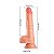 Pênis Realístico Possui Glande- Escroto -Lubrificar Antes da Penetração Para Uso Anal ou Vagina- (Medidas Aproximadas)20,5 x 3,8 cm - Imagem 8