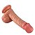 Pênis Realístico com Ventosa -Silicone Líquido- Lubrificar Antes da Penetração Para Uso Anal ou Vagina 17,0 x 4,0 cm - Imagem 5