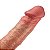 Pênis Realístico com Ventosa -Silicone Líquido- Lubrificar Antes da Penetração Para Uso Anal ou Vagina 17,0 x 4,0 cm - Imagem 9