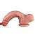 Pênis Realístico com Ventosa - Silicone Líquido -Lubrificar Antes da Penetração Para Uso Anal ou Vaginal 24,0 x 4,8cm (Medidas Aproximadas) - Imagem 4