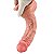 Pênis Realístico com Ventosa - Silicone Líquido -Lubrificar Antes da Penetração Para Uso Anal ou Vaginal 24,0 x 4,8cm (Medidas Aproximadas) - Imagem 7
