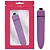 Bullet Vibrador de Clitóris - Cápsula- Utiliza 1 pilha AAA -1 PILHA BRINDE- Roxo - Aveludado - Imagem 2