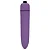 Bullet Vibrador de Clitóris - Cápsula- Utiliza 1 pilha AAA -1 PILHA BRINDE- Roxo - Aveludado - Imagem 3
