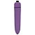 Bullet Vibrador de Clitóris - Cápsula- Utiliza 1 pilha AAA -1 PILHA BRINDE- Roxo - Aveludado - Imagem 1