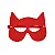 Máscara Mulher Gato- Cor Vermelho - Imagem 2