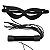 Kit - 1 Chicote em Tiras e 1 Mascara Tiazinha- BLACK- - Imagem 3