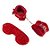 Kit Bondagem em Pelúcia Contém: 01 Algema 01 Venda-(Vermelho) - Imagem 2