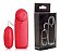 Massageador Capsula Vibração Youvibe (Multivelocidade) Vermelho-PILHA BRINDE - Imagem 1