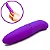 Vibrador Ponto G em Abs Roxo - Imagem 1