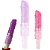Vibrador com Capa Removível em Formato de Pênis 16x3 cm- Roxo - Imagem 2