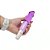 Vibrador com Capa Removível em Formato de Pênis 16x3 cm- Roxo - Imagem 5