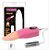 Vibrador  Em Formato De Língua Tongue Massageador Cor Rosa- PILHAS BRINDE - Imagem 4