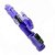 Vibrador Rotativo Recarregável Com Estimulador Clitoriano Coelho e 12 Vibrações - Cor Roxo - Imagem 1