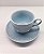 Xicara de Chá com Pires em Porcelana - 4 Peças - Imagem 6