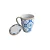 Caneca de Porcelana BRAGA c/ tampa e filtro AZ/BR 340ml - Imagem 2