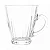 Cj 4 Xícaras para Café de Vidro RADIAL 160ml - Imagem 2