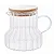 Jarra de Vidro c/ tampa de Bambu CLASSIC 500ml - Imagem 2