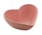 Coração Decorativo de Cerâmica HEART Rosa 18x16x6cm - Imagem 1