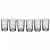 Cj 6 Copos Alto de Cristal Martelado Fio de Ouro PETRA 430ml - Imagem 2