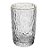 Cj 6 Copos Alto de Cristal Martelado Fio de Ouro PETRA 430ml - Imagem 1