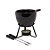 Aparelho de Fondue 4 peças Bariloche preto 250ml - Imagem 1