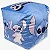 Almofada Stitch Formato Cubo Fibra - Imagem 1