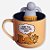 Caneca 350ml c/ infusor p/ chá GARFIELD - Imagem 1