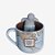 CANECA 350ML C/INFUSOR P/ CHA VIAGEM - Imagem 1