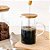 Cafeteira Prensa Francesa Vidro Boross e tampa de Bambu 600ml - Imagem 3